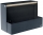 Cutie portabila cu organizator Leitz, material textil, cu maner, negru